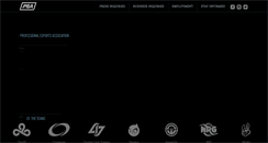 Desktop Screenshot of proesports.org